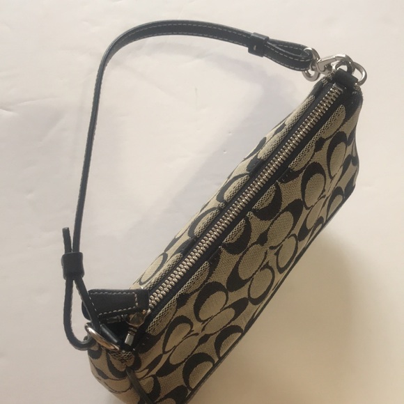 Vintage Y2k Coach Demi Mini Bag Baguette Small Purse 90‘s 2000‘s Black Gray Cute - Picture 15 of 16